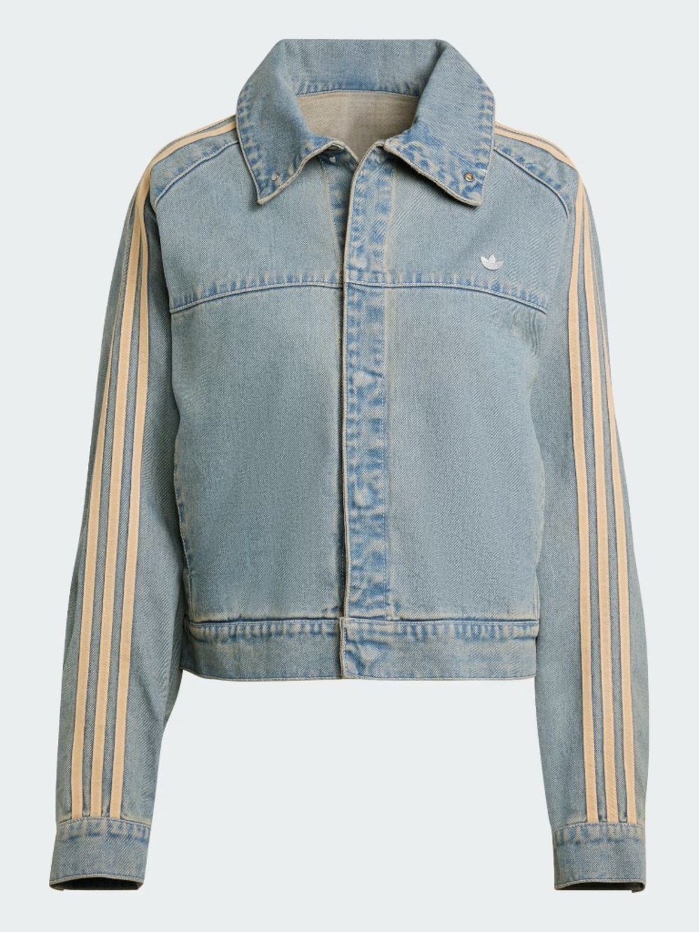 Adidas Premium Essentials Denim Jacket XS - Picture 3 of 4